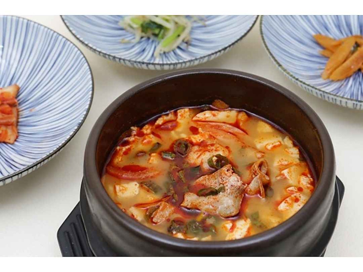 ホルモン入りスンドゥブチゲ